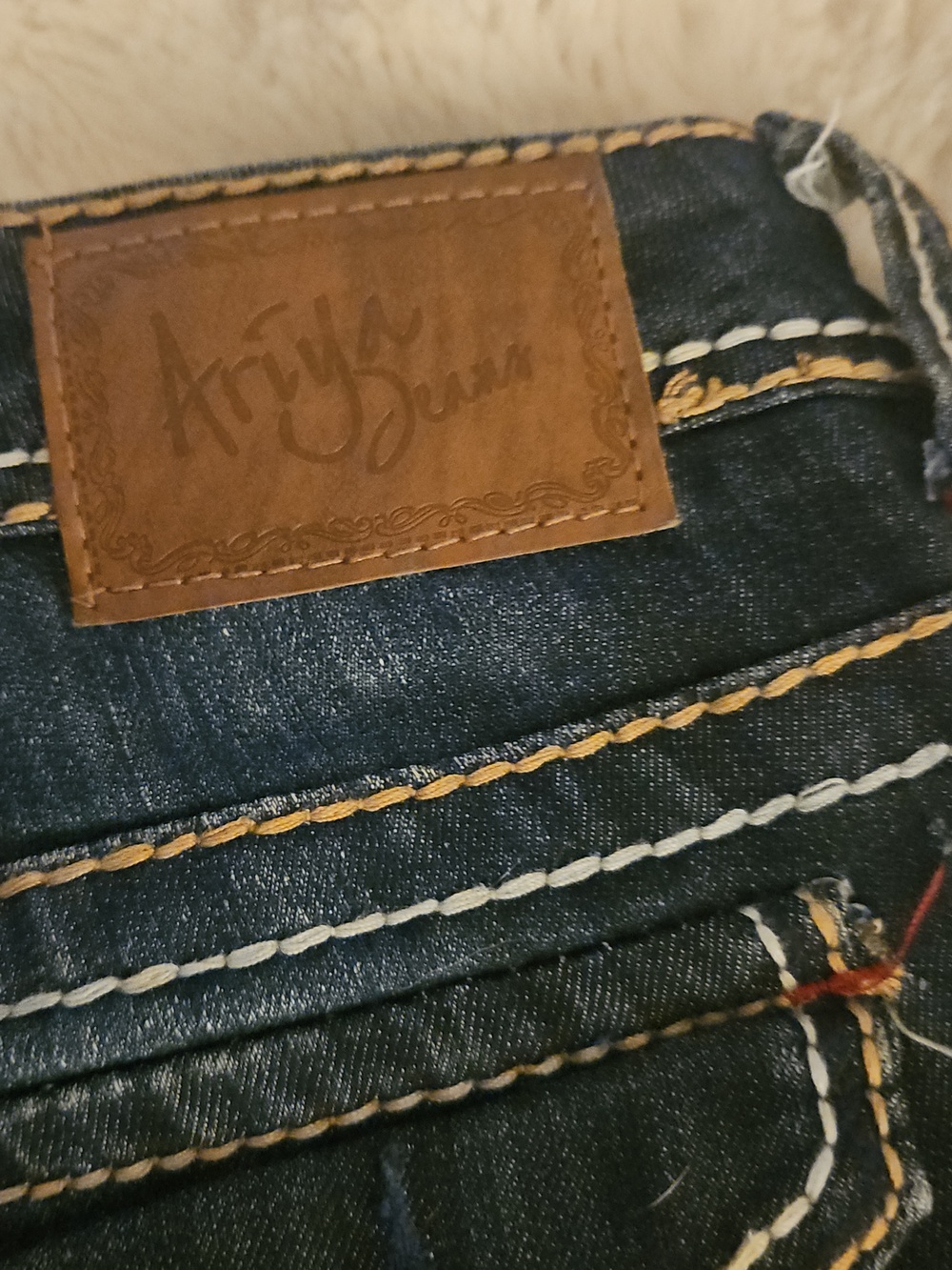 Ariya Dark Indigo Slim Low-rise Jeans - Picture 6 of 10